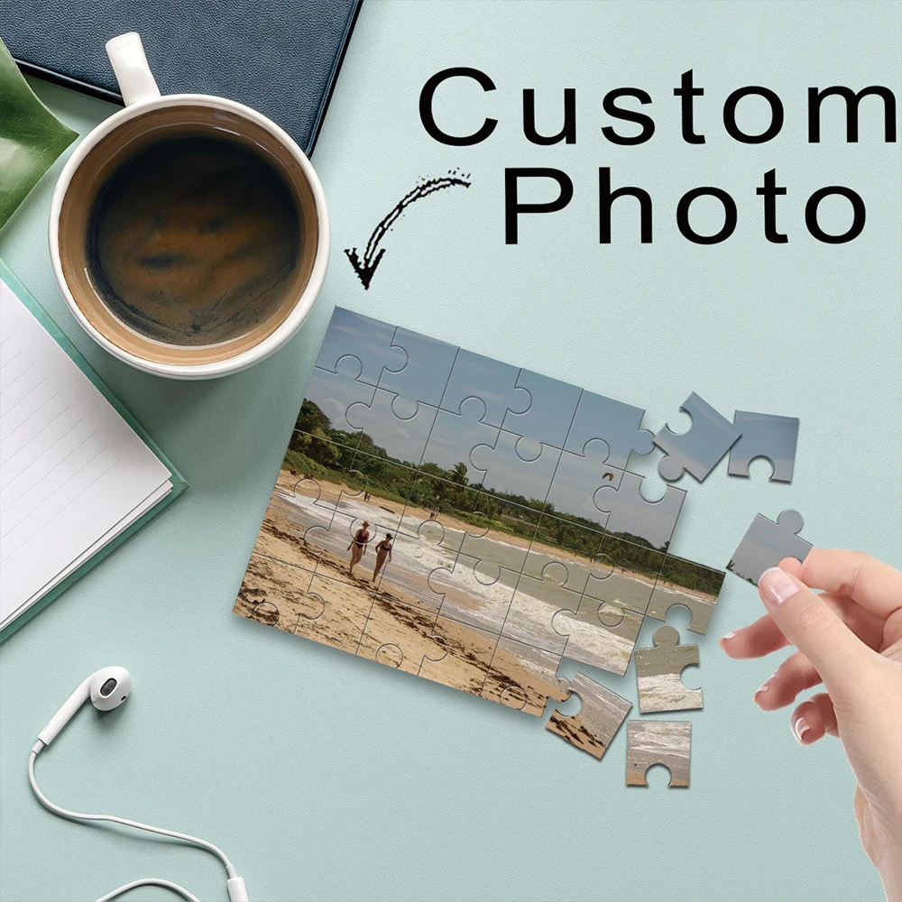 35/300/500/1003pcs Personalized Custom Photo Puzzle Scenic Photo Toys for Kids Gifts