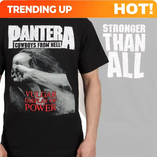 Pantera Flames Band Logo Casual T-shirt Luxury Brand for Men and Women Top 2026 New Band Ins Y2k
