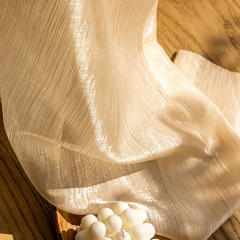 شفاء الشاش الستار الفرنسية ضوء الفاخرة فانتوم الغزل غرفة المعيشة غرفة نوم شرفة التظليل غاسل مذهب صافي الأحلام الستار