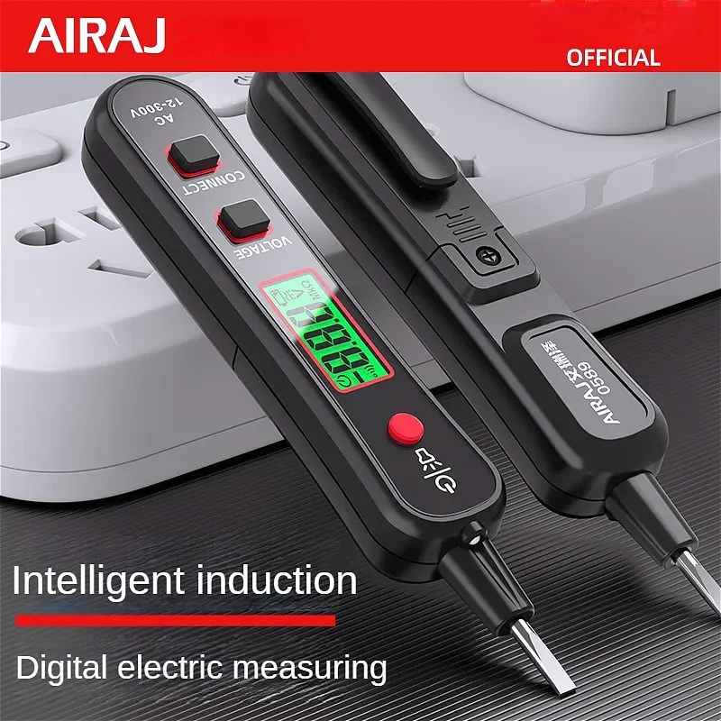 AIRAJ Electrician dedicated wire breakage digital display for electric pens, multifunctional intelligent detection screwdrivers