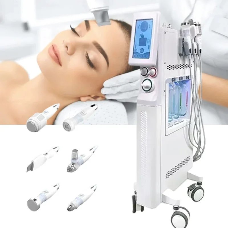 

6 in 1 Hydro dermabrasion hydro facials machine multifunction aqua facial cleaning hydro microdermabrasion machine