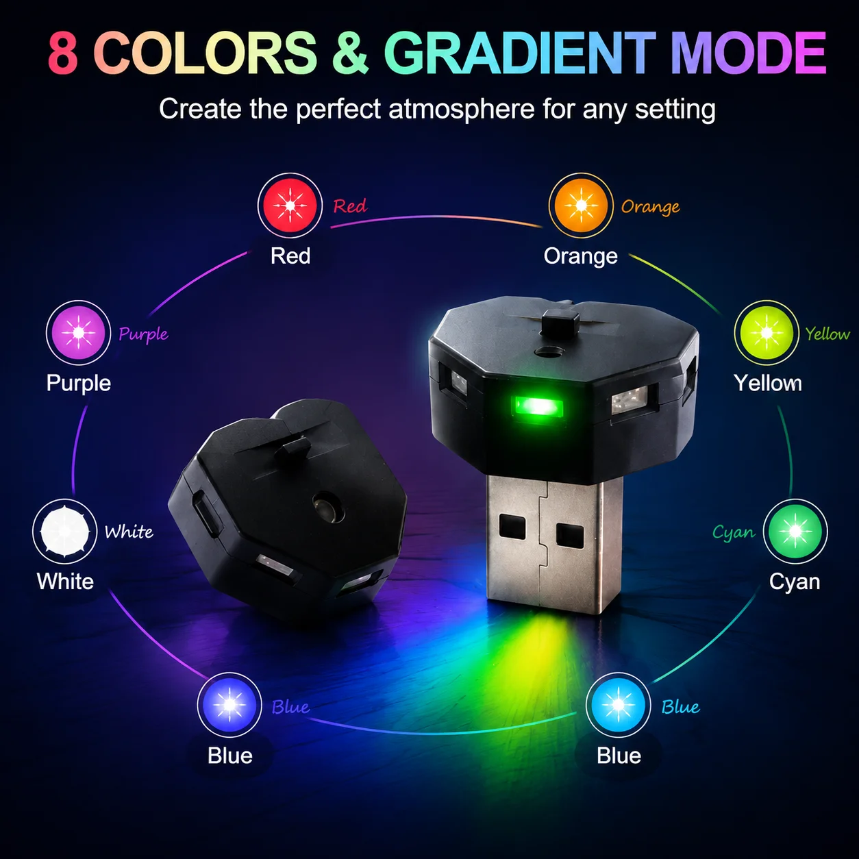 미니 타입-C/USB-A LED 분위기 조명 자동차 조 - Car Interior Neon Light Usb 리뷰 및 가격