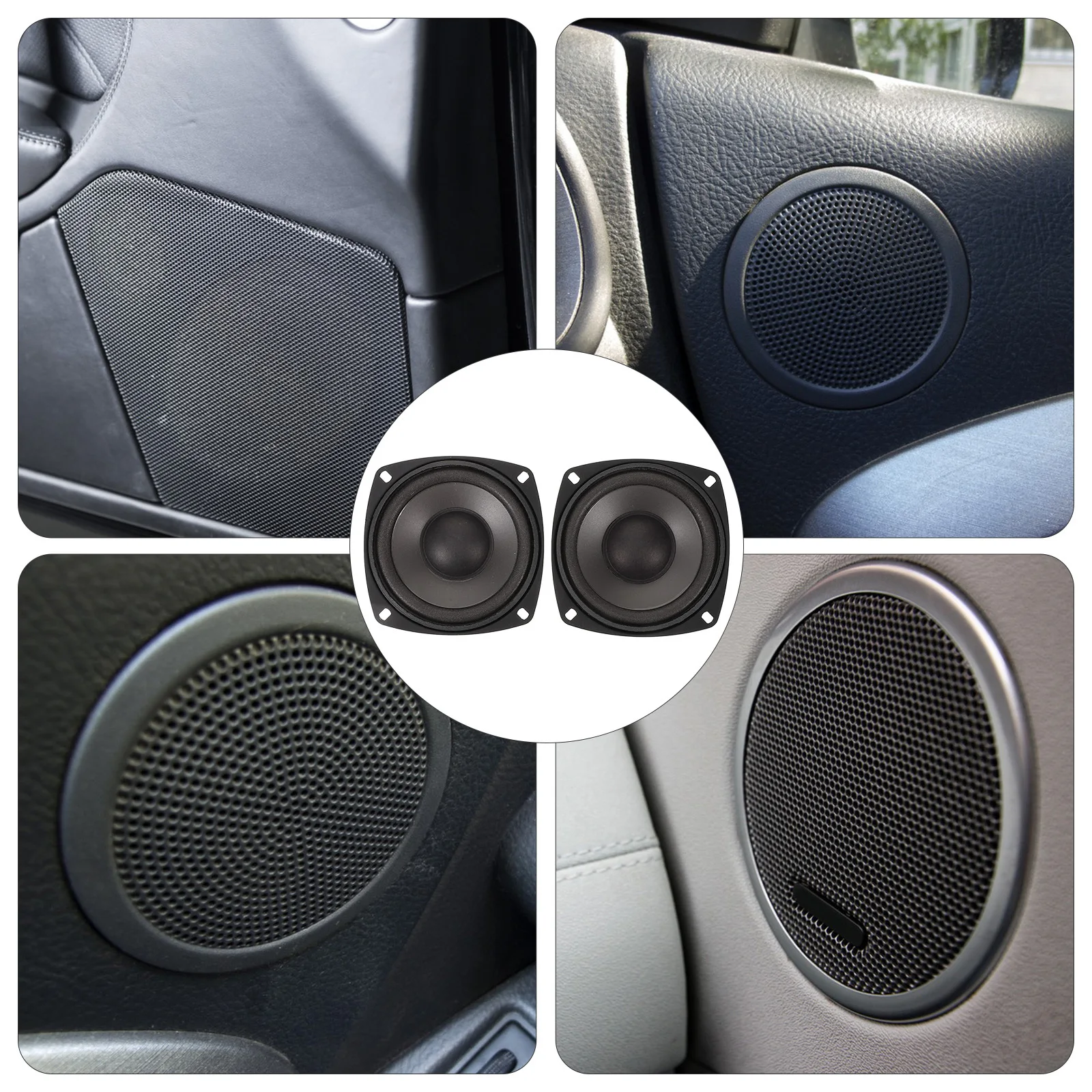 

1Pair 600W 4 Inch Car Horn Loud Motorcycle Air Horn Marine Boat Truck Pickup Horns Easy Install Train Horns for Pickup Trucks