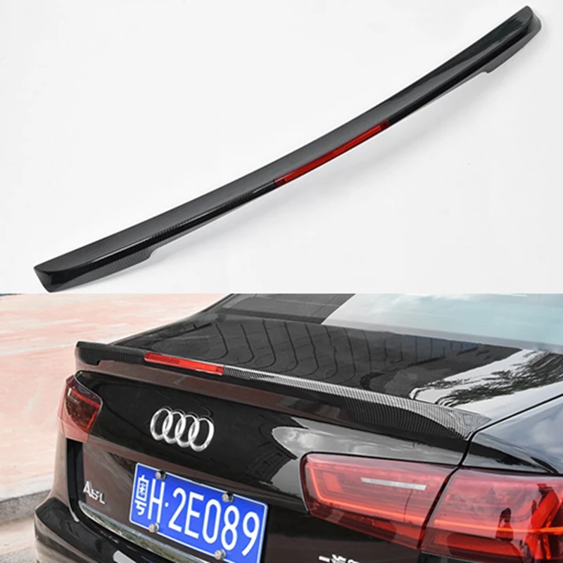 For Audi A6 C7 Abs Rear Trunk Spoiler Wing 4-door Sedan 2012 2013 2014 2015 2016 2017