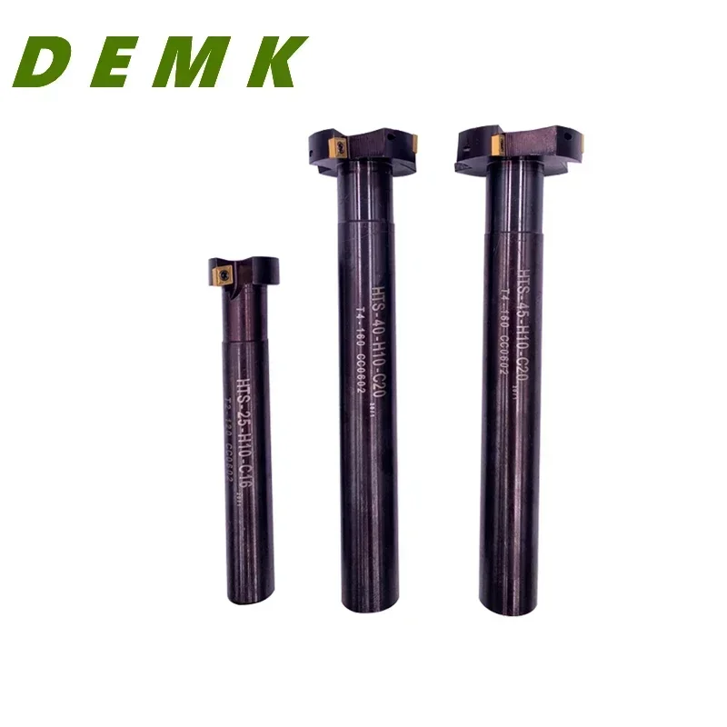 Fresa con ranura en T HTS D20-80 H08 H10 fresa con ranura Trapezoidal fresa lateral para CCMT06024 MPHT 060304   Inserto CNC