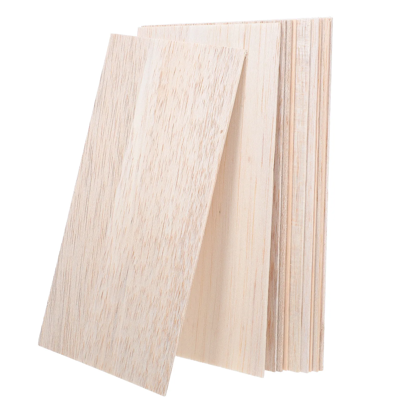 

10Pcs Balsa Wood Sheets Thin Unfinished Natural Lightweight Craft Wood for DIY House Aircraft Ship Boat Models School Projects