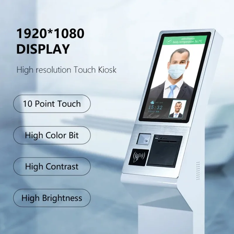 IRXSEE 15,6-дюймовый оконный киоск 10 4 г + 128 г для самооборудования, платежный киоск для ресторана