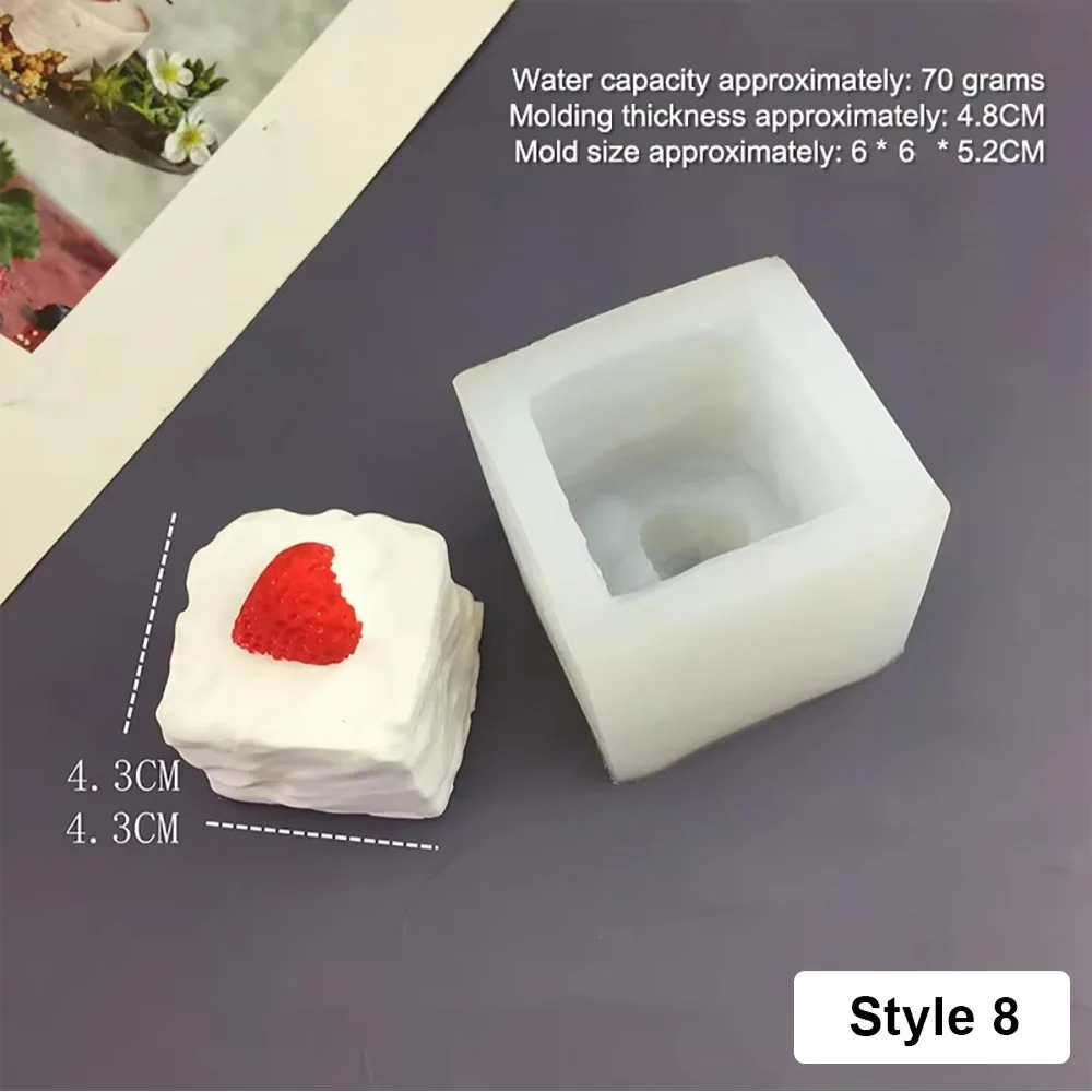 

1Pcs Durable Animal Bunny Kitten Silicone Mold Multifunctional Cute Candle Mold Cartoon Baking Mould Bakeware Tool