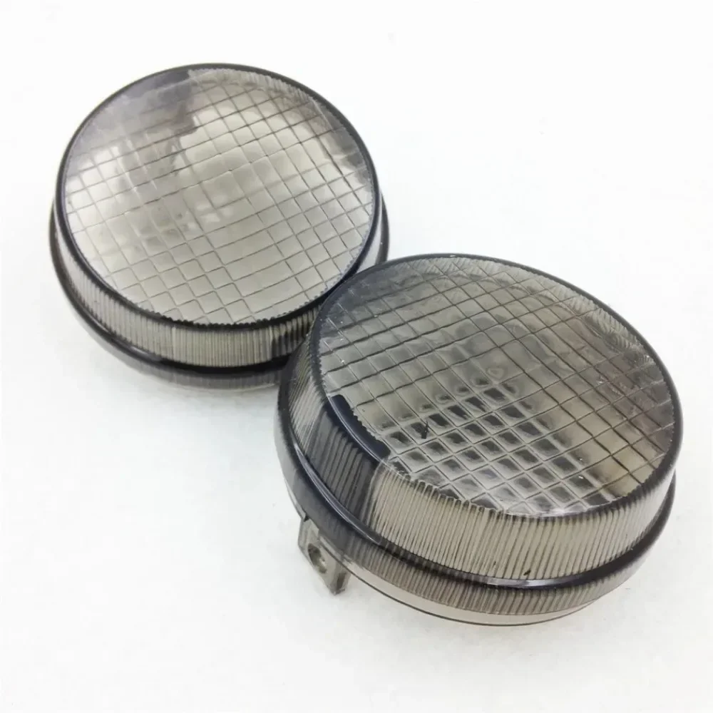 عدسة إشارة الانعطاف للدراجات النارية لـ Kawasaki Vulcan 2000 1600 Classic Nomad Honda Cruisers #3