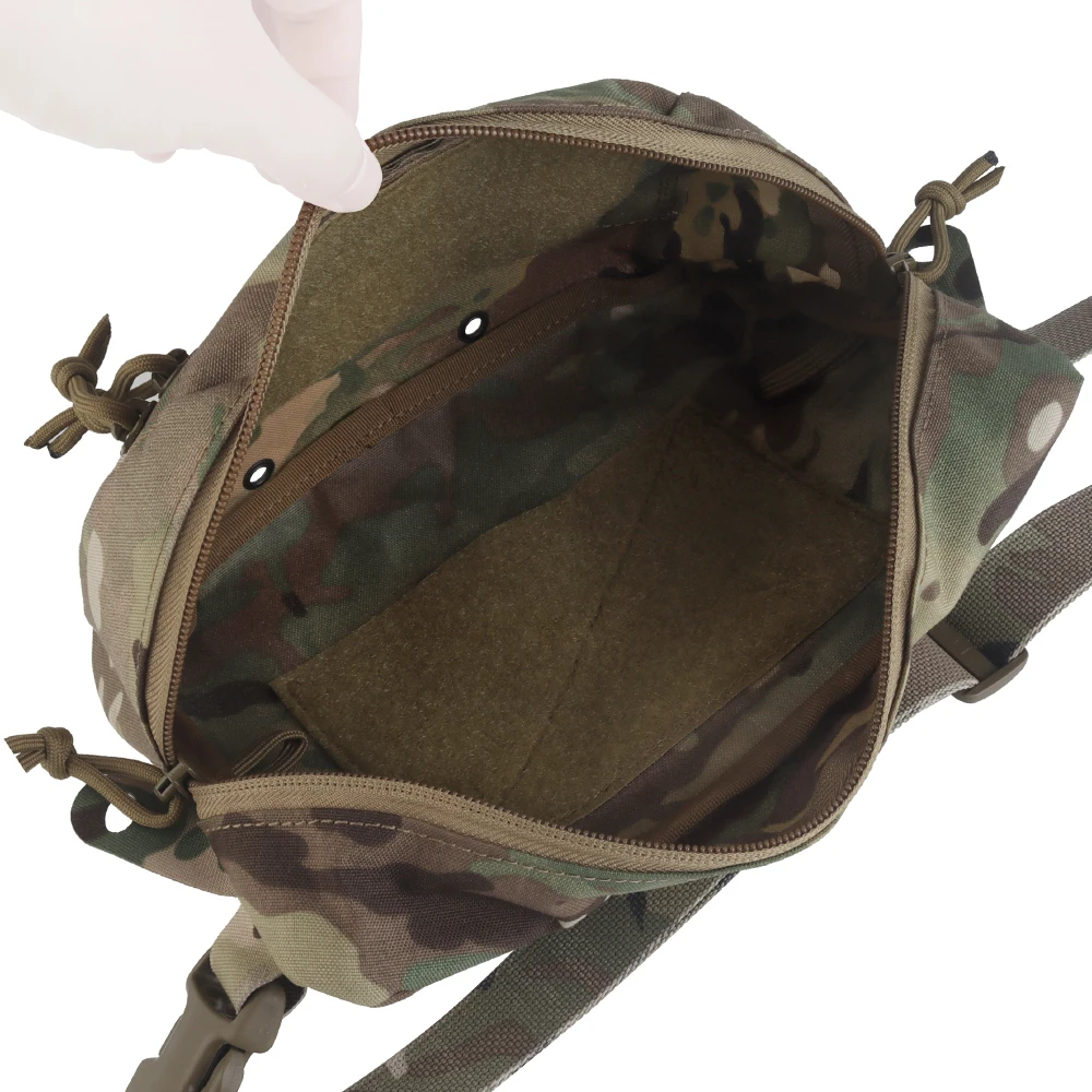 OPHIDIANTAC 2 Use Way Large Waist Bag With Hanging Ring and Magic Fastener for Store Various Sundries