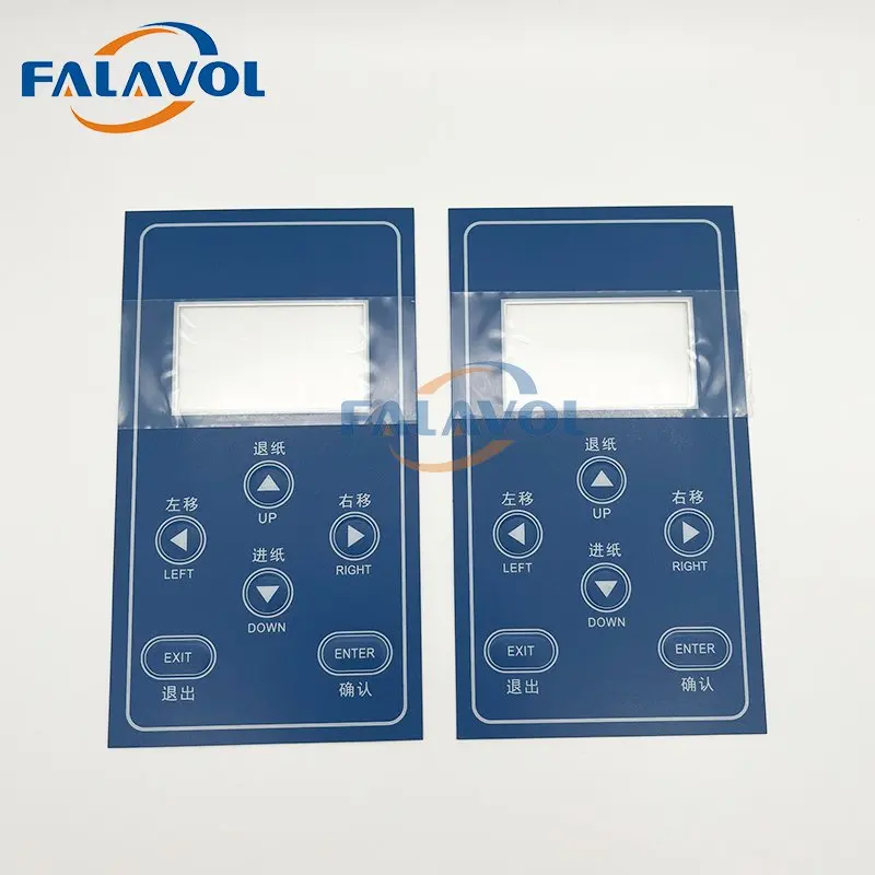 FALAVOL printer 6 buttons key board panel for Senyang board Allwin Myjet Xuli Human operation button panel sticker