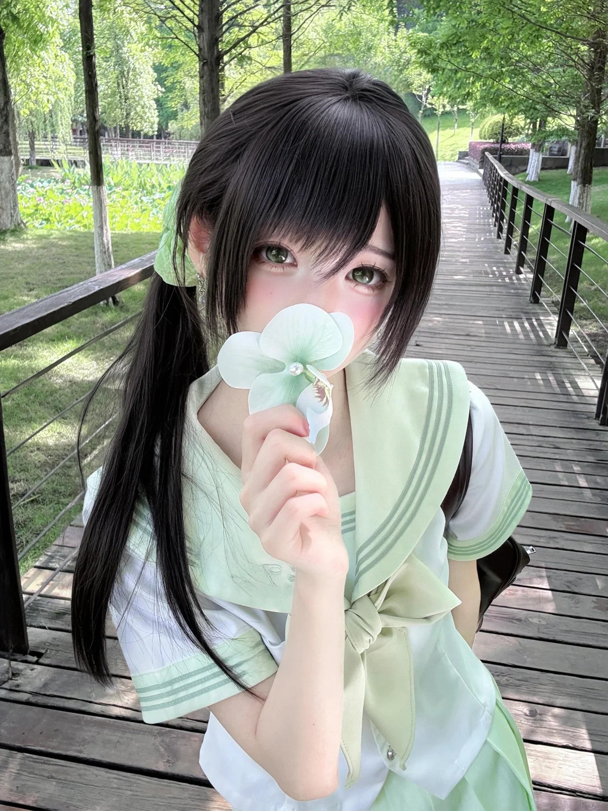 Sweet Girl Beyaz Zambak Desenl - Japanese Girl Lifestyle incelemesi ve fiyatı
