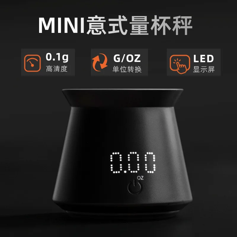 Smart Coffee Scale with Auto Timer Digital Espresso Scale for Dosing & Pour Over, Mini Design