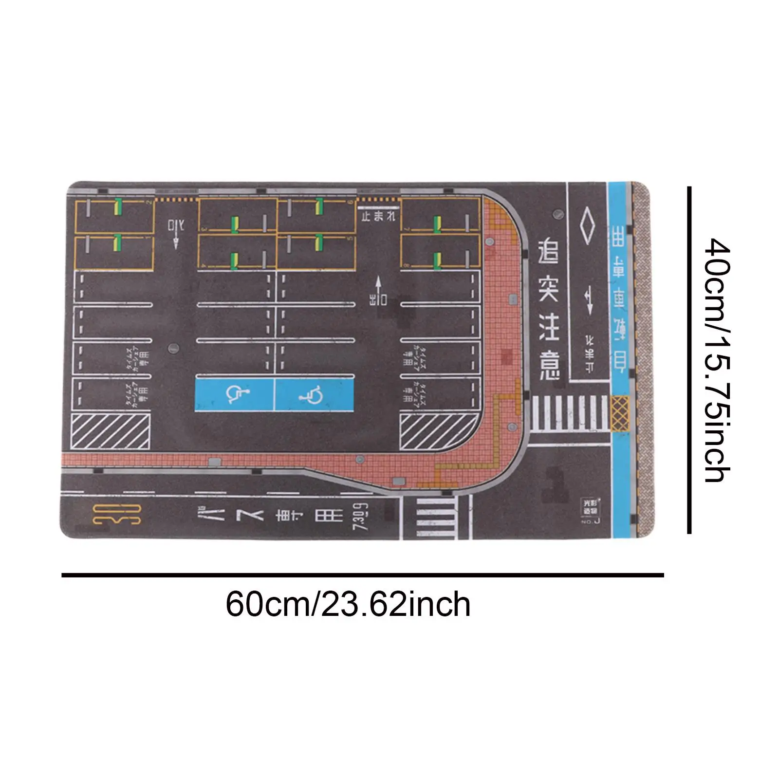 1/64 estacionamento modelo antiderrapante carro diecast garagem para modelo de carro fundido