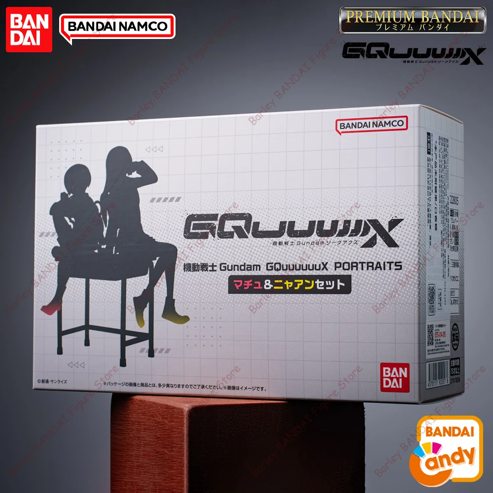 

Premium BANDAI Exclusive Mobile Suit Gundam GQuuuuuuX PORTRAITS Machu Nyaan Set Anime Figure Action Figurine Model Toys Gifts