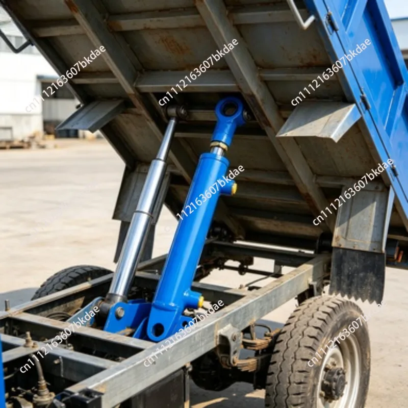 1Ton 2 Ton Double Acting Hydraulic Cylinder 40*25, Telescopic Hydraulic Ram for Lifting Equipment Agricultural Machinery