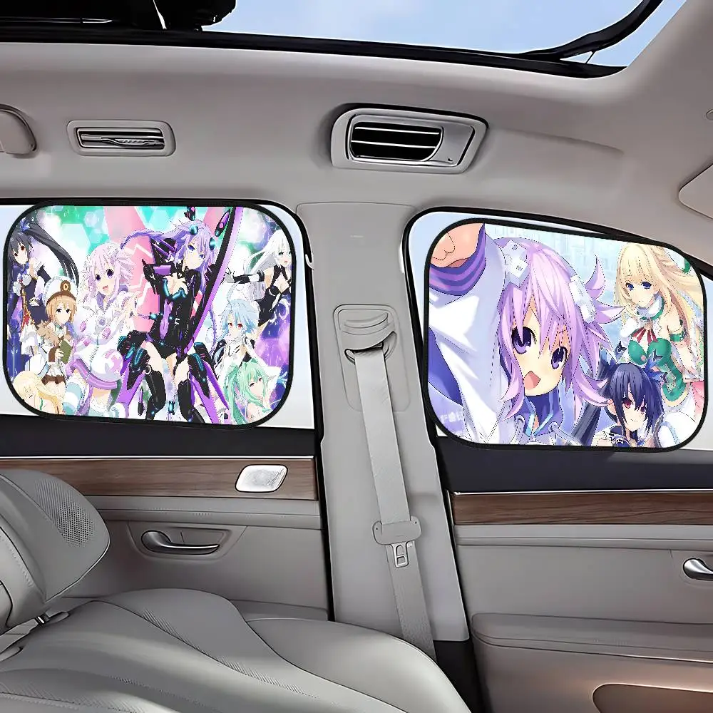 

Anime H-Hyperdimension N-Neptunia 1PCS Car Sunshade UV Protector Self Adhesive Car Side Window Sun Visor Protection Film