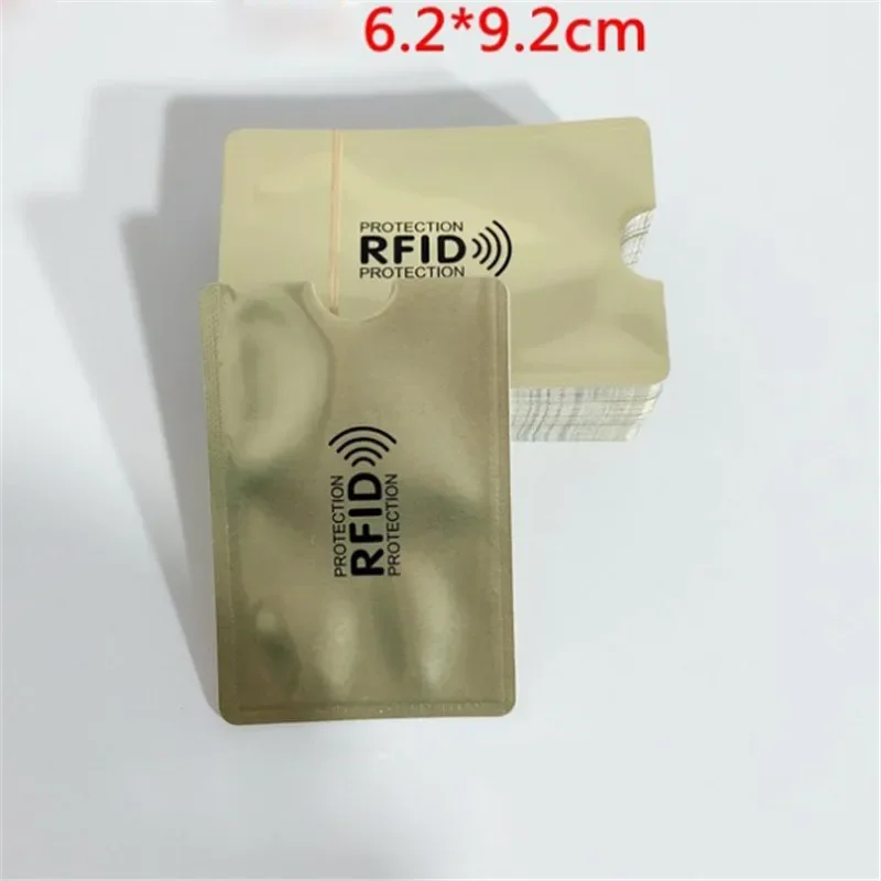 5-20 pcs Aluminium Anti Rfid Card Holder NFC Blocking Reader Lock Id Bank Card Holder Case Protection Metal Credit Card Case