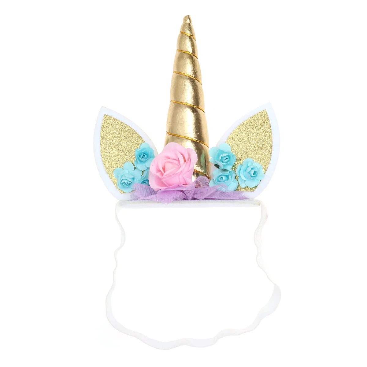 

Adorable Unicorn Hair Hoop with Sparkle Horn and Ears Lightweight Comfortable for Party Carnival Cosplay Use
