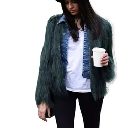 Luxury Faux Fur Jacket for Women, Cropped Faux Fur Coat For Cool Girls Short Fluffy Jacket  in Winter 2024 Hot Trend