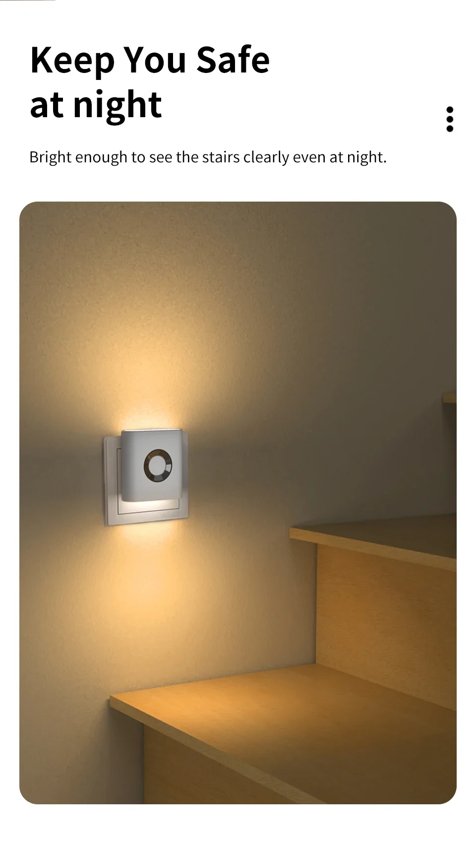 220V EU Plug Socket Night Light with PIR Motion Sensor Dual-head Lighting Warm Night Induction Lamp for Hallway Stairs Bedroom