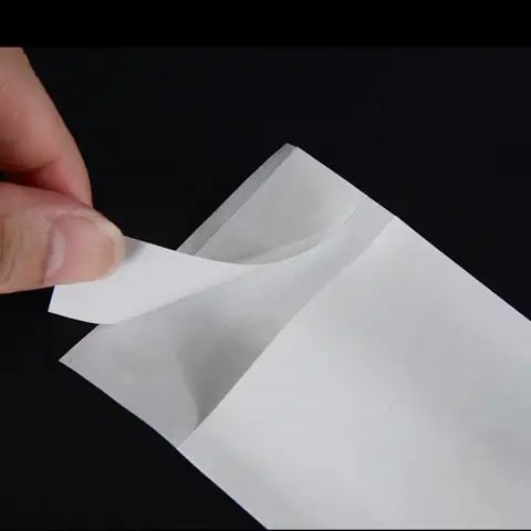 Sacchetti di carta Glassine, autoadesivi biodegradabili ecologici, resistenti per uso alimentare, personalizzabili (escluse la stampa)