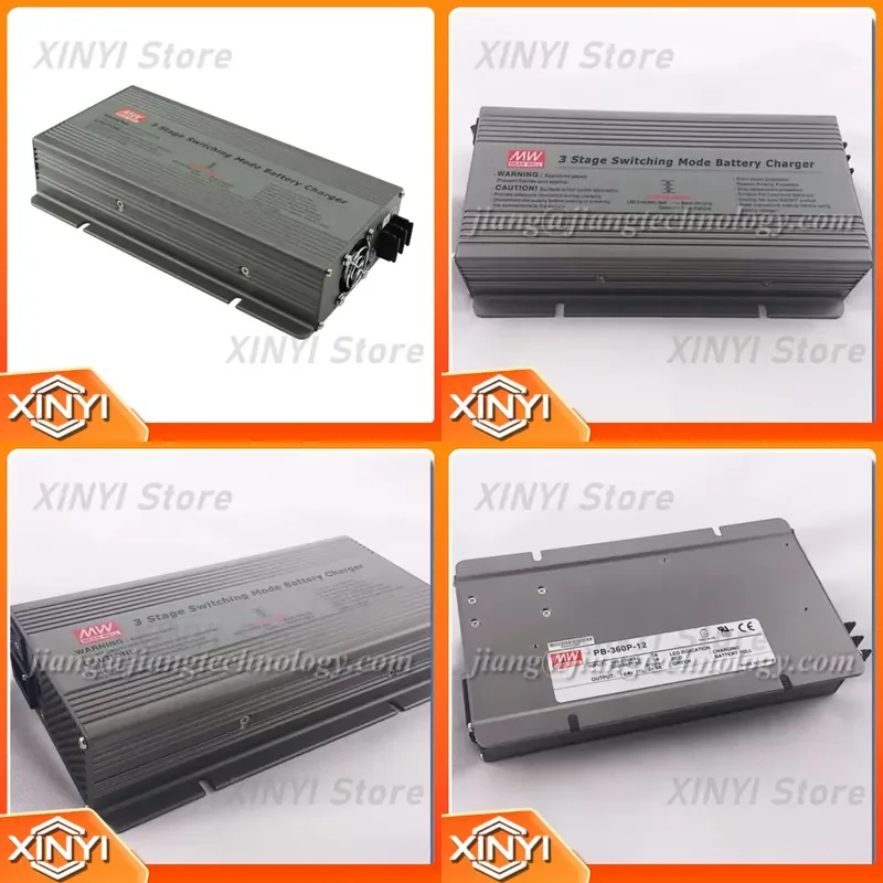 for Meanwell PB-360P-12 360W Single Output 3 Stage Switching Mode Battery Charger 12V 24.3A with PFC Function