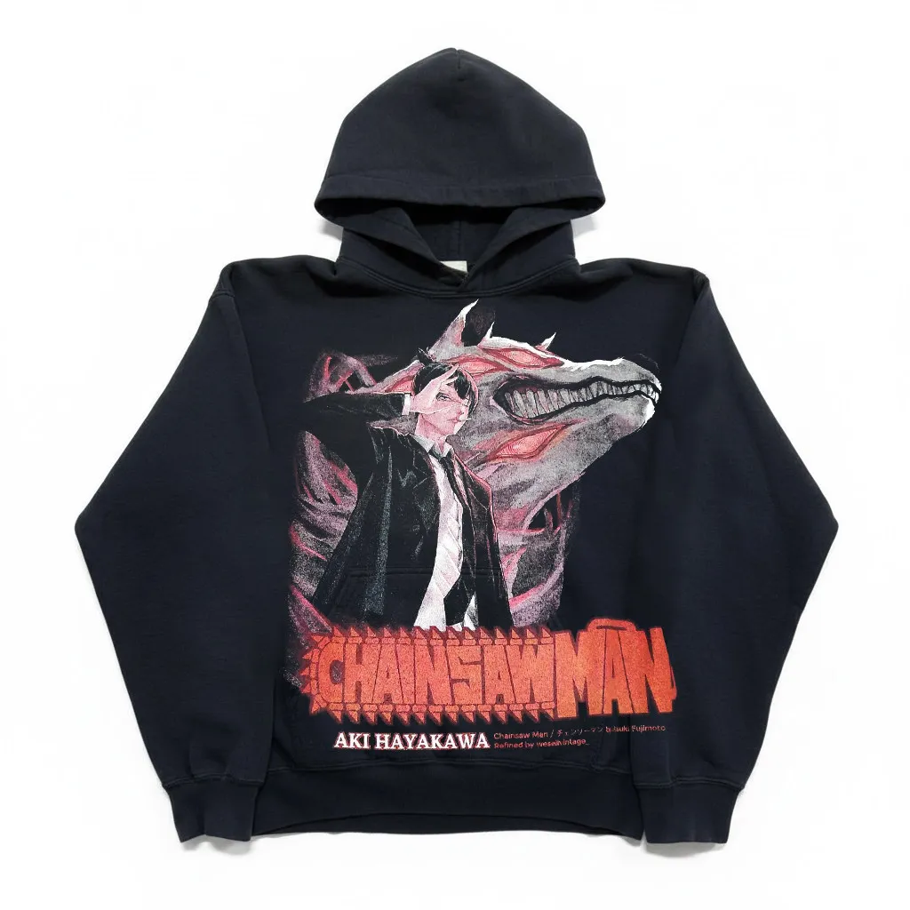 

Жесткий в поисках тяжелый дизайн! Мастерство премиум-класса — привлекательная толстовка с капюшоном в стиле аниме, ретро-стиль