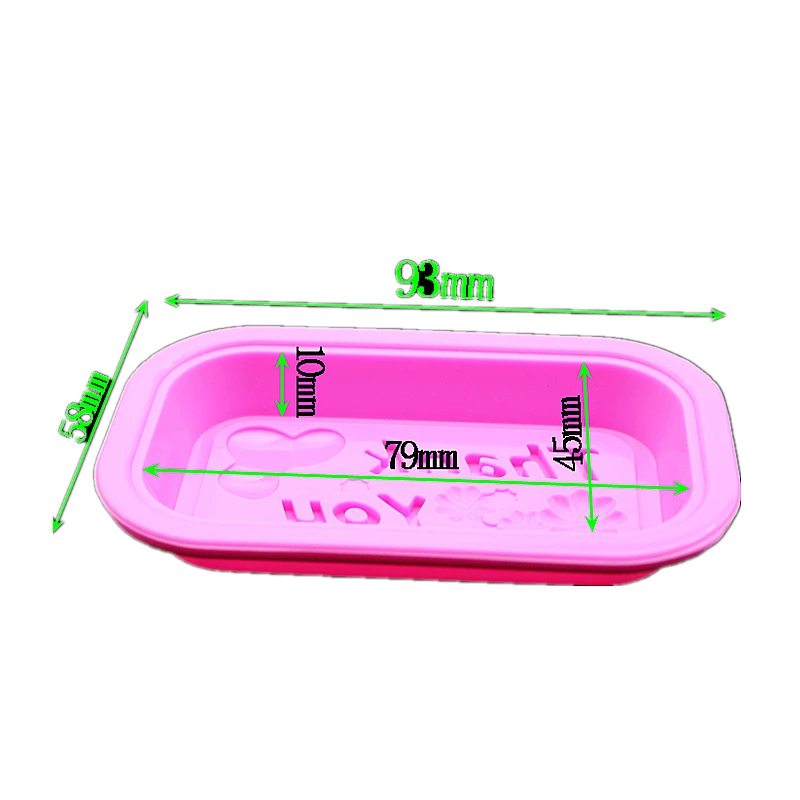 South Korea\'s Small Natural Soap And Handmade Soap Silicone Mold Making Pastry Cake Thank You Shape Forming Tool