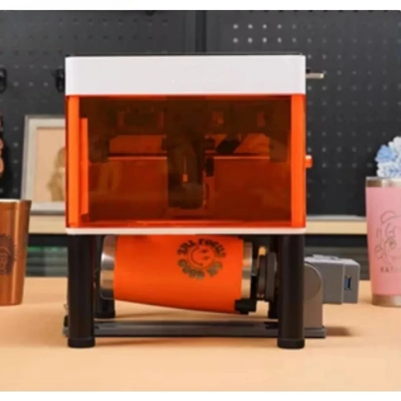 P1 Mini 5W Diode Laser Engraving Machine 1.2W IR Dual Laser for Dog Tags Stone Logo Rubber Plywood AI