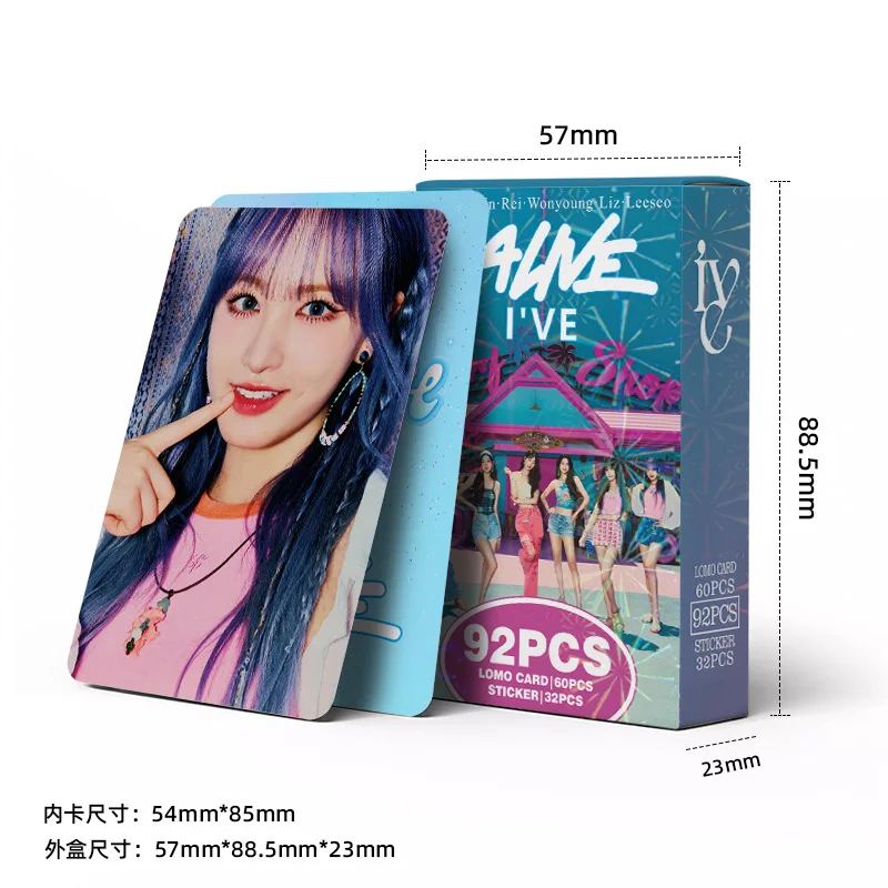 Idol Druo Cards Photocards, Album Switch Mine, HD, Ht d, Yujin, Gaeul, Wonyoung, LIZ, Rei, Leesbones, Girl Group, GérGifts, New Album, 92Pcs, Set