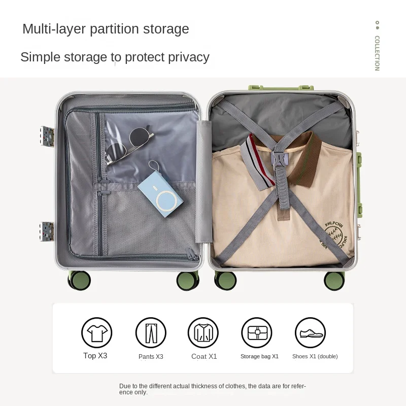 20 polegadas bagagem haste, 20 polegadas