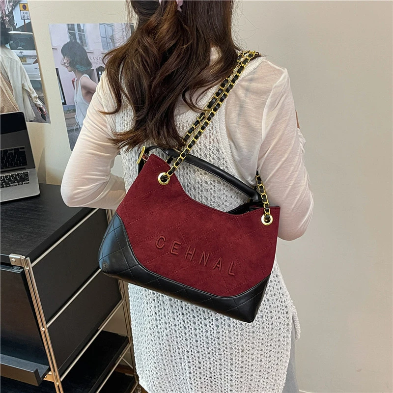 

Elegant Crossbody Bag For Ladies, Genuine Leather Lightweight, Popular Classic Design By Famous Designer