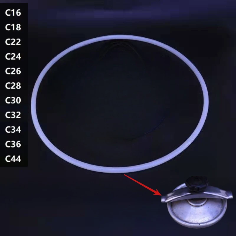

high quality Silicone Rubber Gasket Sealing Ring For Commercial Pressure Cooker 24cm 26cm 28cm 30cm 32cm 34cm 36cm 44c
