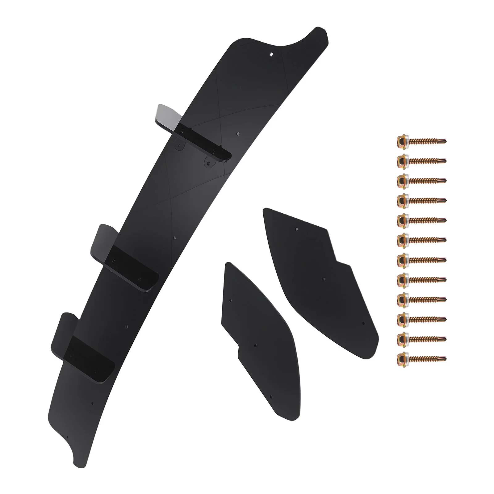 

Rear Bumper Lip Diffuser Shark Fins Splitter Kit For VW Golf 6 MK6 GTI 10-2014
