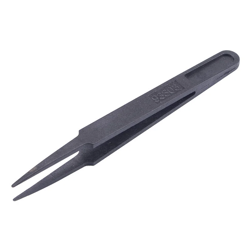 Anti-Static Carbon Fiber Tweezers Precision Maintenance Industrial Repair Curved Tool Home Working Model Making Hand Tool