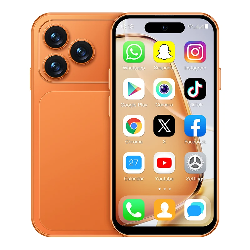 ONEMYTH A18 Pro, 4,0 inch, 4G-netwerk, volledig scherm Android 12.0-systeem, dubbele simkaarten, mini-smartphone, wereldwijde versie