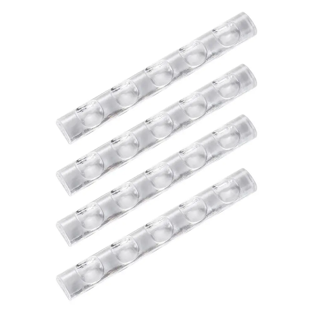 4Pcs Nail Salon Pen Holder Manicure Brush Rack Acrylic Nail Art Tool Stand 5 Grooves for Efficient Storage Display