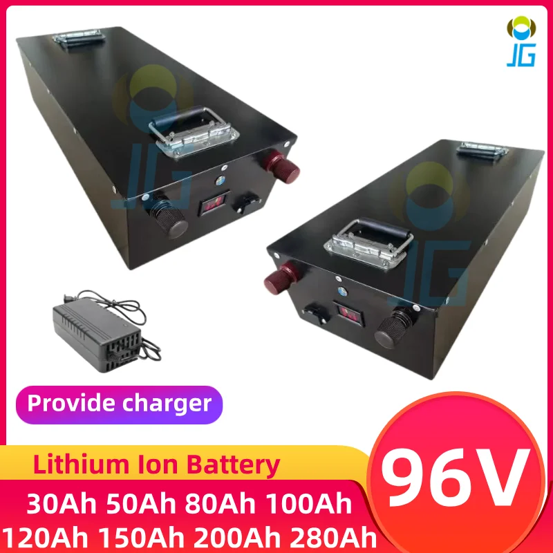 

Li-ion 96V 30Ah 50Ah 80Ah 100Ah 120Ah 150Ah 200Ah 280Ah Lithium Ion Battery for 4KW 9KW Golf Cart Sightseeing Vehicle Tour Bus