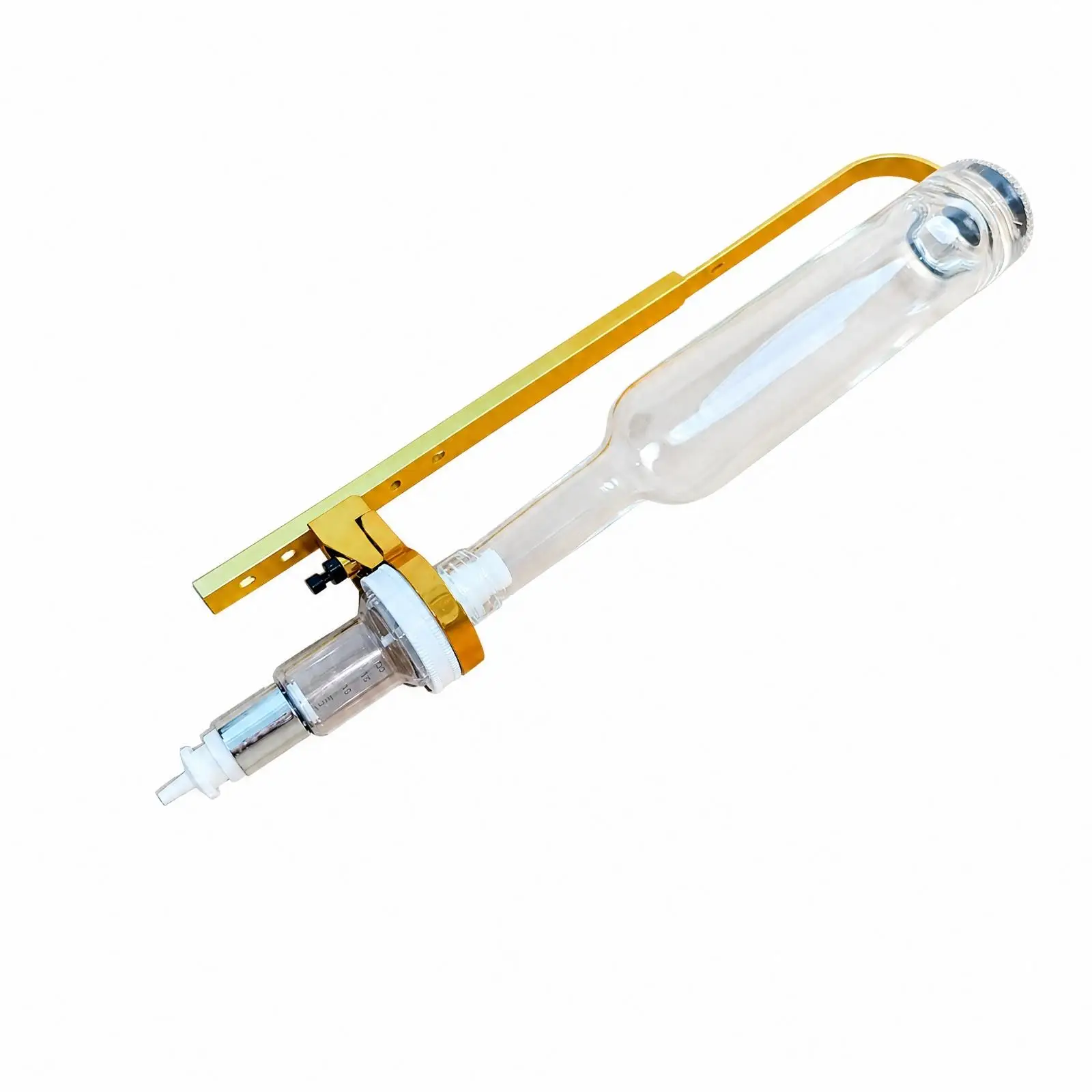 Fragrance Dispenser Gold-Finish Fragrance Dispensing Apparatus with Metal Stand for Boutiques, Dressing Areas