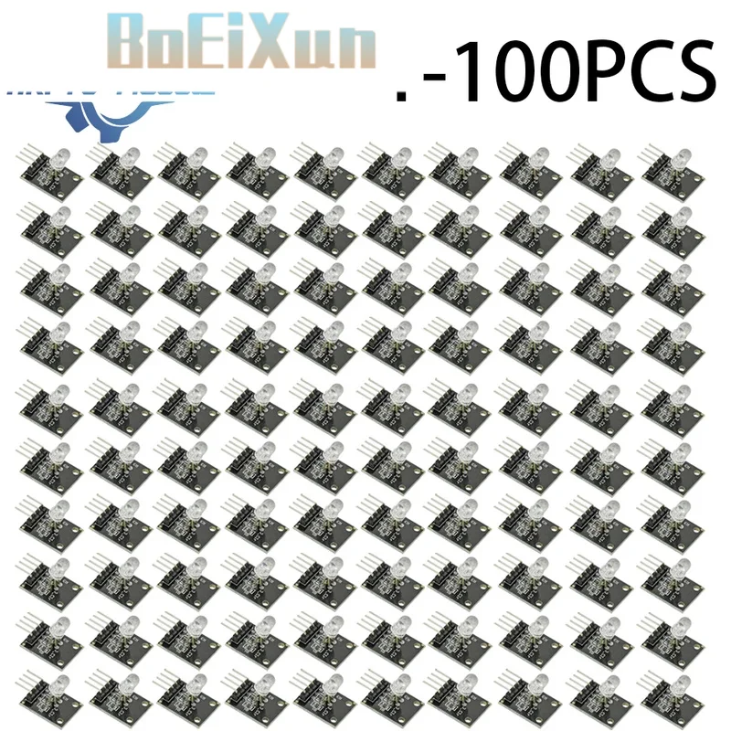 1-100pcs Smart Electronics 4Pin RGB Module KY-016 Three Colors 3 Color RGB LED Sensor Module For Arduino DIY Starter Kit