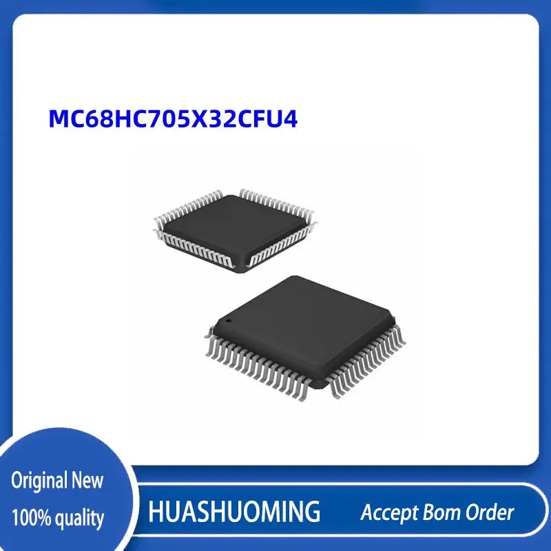 2PCS-5PCS/LoT  MC68HC705X32CFU4 MC68HC705X32 CFU4  MC68HC705X32CF MC68HC705X MC68HC705  MC68H  QFP-64