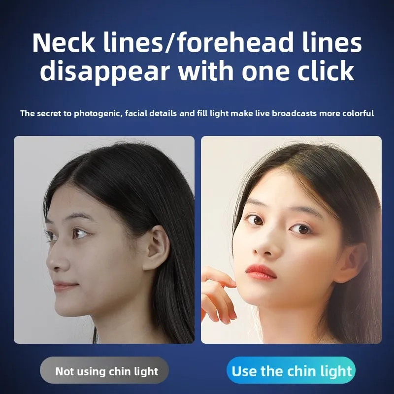 ไฟเซลฟี่แบบพกพา ANLAIKE ไฟ LED แบบหนีบพร้อมปรับความสว่างสำหรับเซลฟี่ แต่งหน้า สตรีมสด