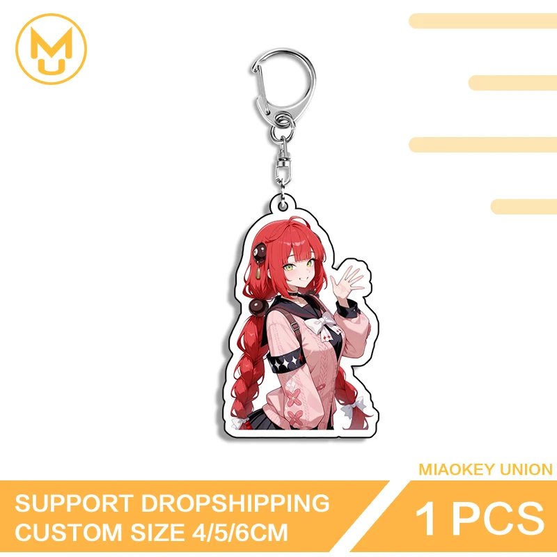 Zenless Zone Zero Kawaii Waifu Gamelover Enchanting Lively Acrylic Keyring Transparent Suitable For Animelover Gamelover