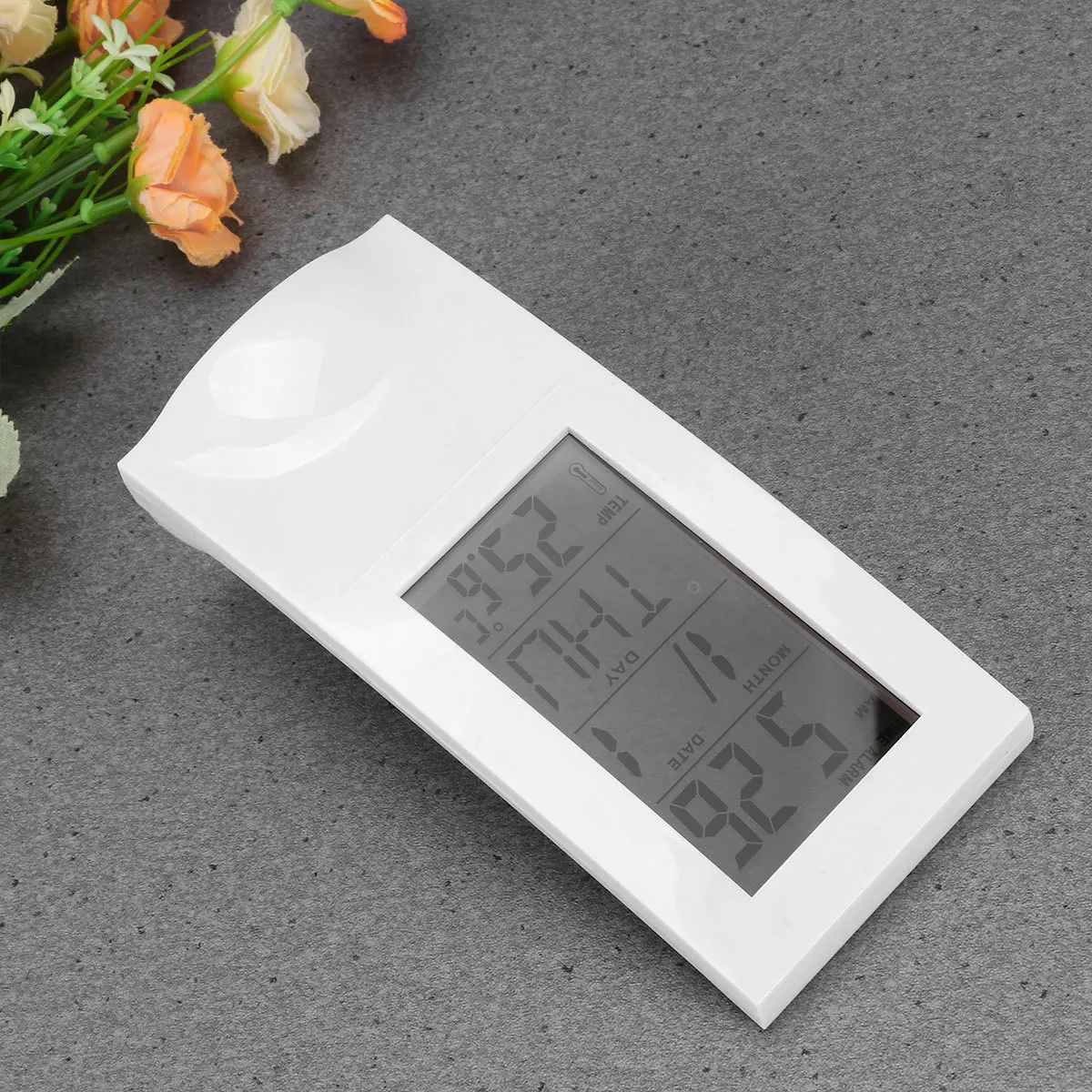 

1Pcs Multifunctional Digital Electronic Alarm Clock Temperature Display Calendar Snooze Function Electronic Clock for Home