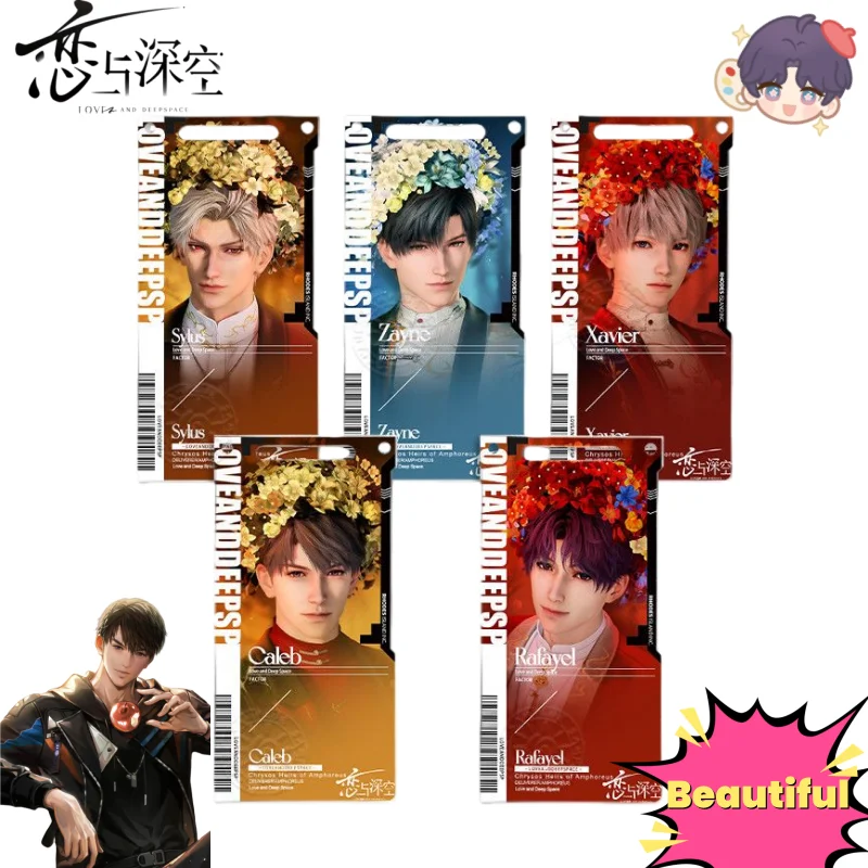 

New Love and Deepspace Sylus Caleb Xavier Creative High-Quality Anime Merchandise Pass Pendant Simple Cartoon Acrylic Keychain