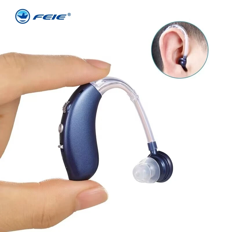 2023 Best Bluetooth Mini Rechargeable Hearing Aid Digital BTE Hearing Aids Adjustable Tone Sound Amplifier Portable Deaf Elderly