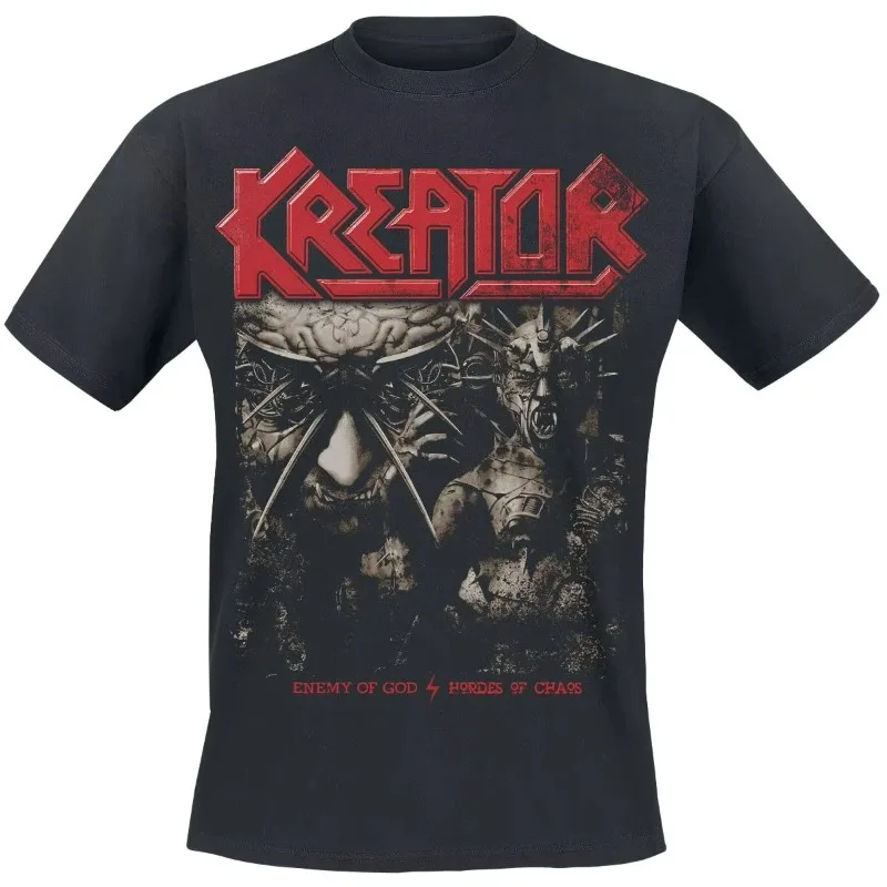 

Kreator Enemy of God T-shirt - Rock Classic Metal Band - T-shirt for Traditional and Avant-garde Styles