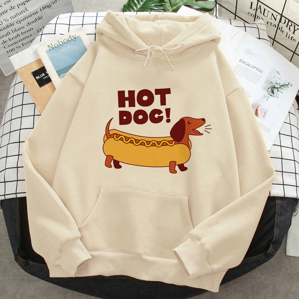 

Sausage Dog Dachshund hoodies women sweat y2k streetwear 2023 long sleeve top hoddies women Winter tracksuit