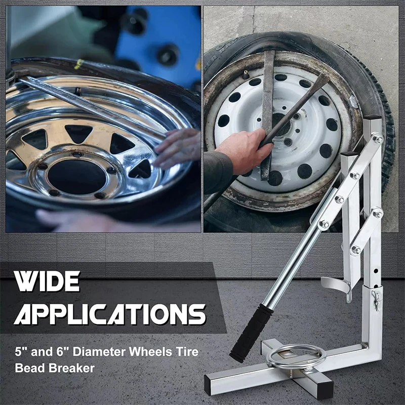 

Manual Tire Lever & Kart Tire Changer Tool for Easy Safe Tire Mounting & Dismounting of Automotive Rubber Tires